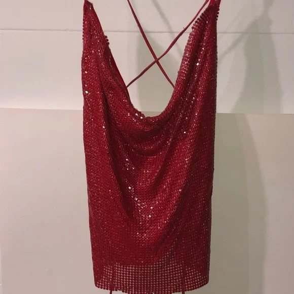 COPY - NWOT Vintage Lightweight Chain-linked Dancers Top - Picture 2 of 8